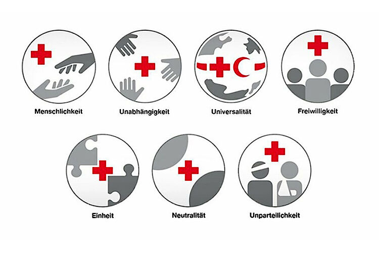 Die 7 Grundsätze des DRK